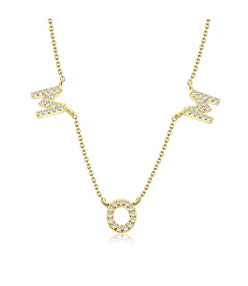 MOM Silver Necklace SPE-5627-GP